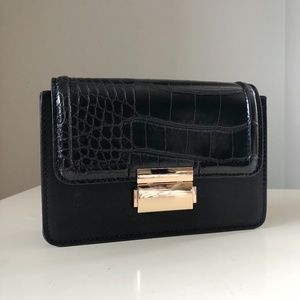 Vegan Croc Clutch + Crossbody